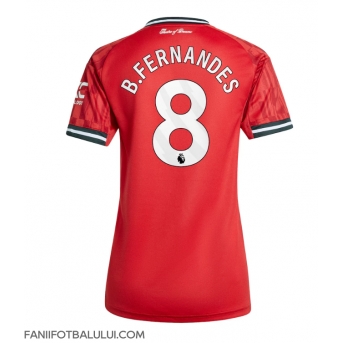 Manchester United Bruno Fernandes #8 Tricou Fotbal Replică 2025-26 Femei Acasa